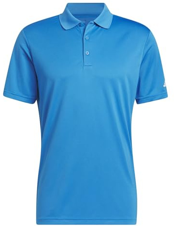 adidas Herren Core Performance Primegreen Polo Shirt, Bright Blue, XS