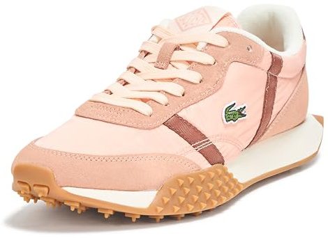 Lacoste Baskets L-Spin Evo pour Femme, Rose/Gomme, 6.5