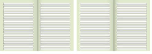 Brunnen Schulheft A4 Lineatur 02 (Packung mit 2)