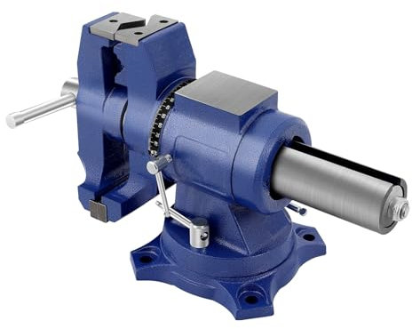 Tischschraubstock Multi Function Bench Industrial Vice Table Screw Rotatable Schraubstock Spannweite Rotation Multifunktion Werkbankschraubstock Gusseisen Drehteller Backenbreite Tischbank Werkbank