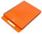 perfk Caja de almacenamiento de brocas, equipos de estuche vacío, organizador de soportes profesionales de equipos para taladrones giratorios, garaje, 12.7cmx10.1cmx1.38cm