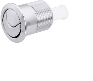 HEBEOT Dual Flush Push Button, Toilet Flush Button Replacement Accessories Chrome Dual Flushs Buttons For Siamp For Skipper 45 85 * 48mm