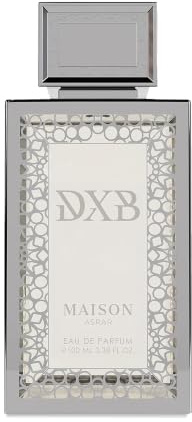 Maison Asrar | DXB Eau de Parfum 100ml | Mandarin, Orange, Bergamot & Grapefruit Notes | Ginger, Lily of the Valley & Musk Base