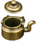 ULTECHNOVO Mini Théière Laiton Décorative Accessoire de Bureau Vintage Laiton pour Décoration de Salon et de