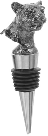 TOYANDONA Chiusura per Bottiglia di Vino in Metallo con Testa di Decorativa Sigillante Antispreco per Bar Design Unico e Robusto per Mantenere Fresco il Vino