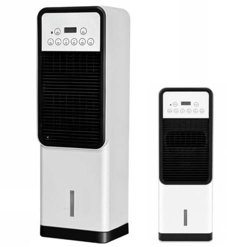 Aire Acondicionado Portátil De Bajo Consumo Con Control Remoto, Calefactor Y Ventilador Móvil 3 En 1 Para Habitaciones, Unidad De Aire Acondicionado Silenciosa Con Deshumidificador.
