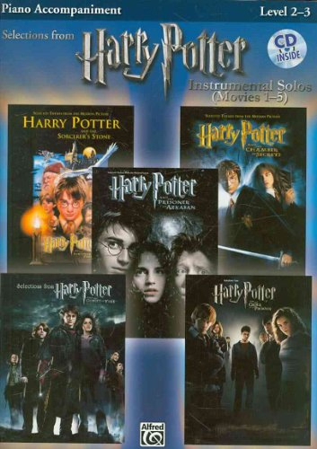 Harry Potter Instrumental Solos (Movies 1-5) - Level 2-3 - Piano Accompaniment (incl. CD) (Pop Instrumental Solo Series, Level 2 - 3)