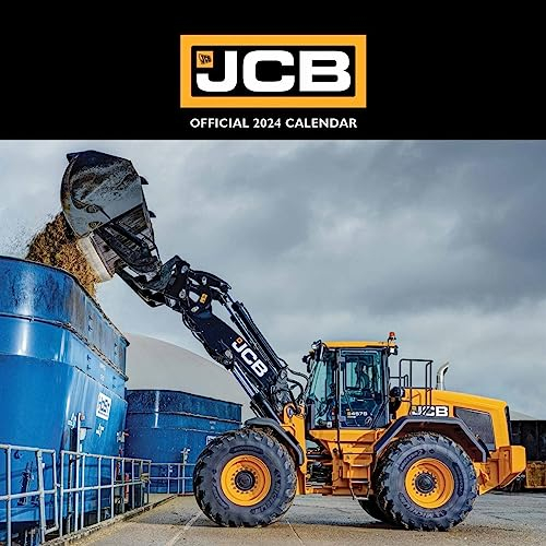 JCB Baumaschinen Bagger 2024: Original Carousel-Kalender [Mehrsprachig] [Kalender] (Wall-Kalender)