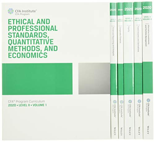 CFA Program Curriculum 2020 Level II, Volumes 1-6 Box Set