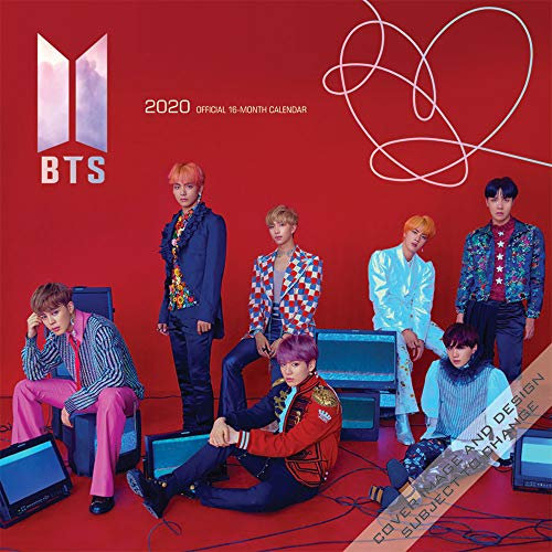 BTS 2020 12 x 12 Inch Monthly Square Wall Calendar, K-Pop Bangtan Boys Music