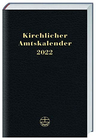 Kirchlicher Amtskalender 2022 – schwarz