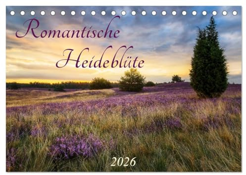Romantische Heideblüte (Tischkalender 2026 DIN A5 quer), CALVENDO Monatskalender: Ein ganzes Jahr die Heideblüte genießen! (CALVENDO Natur)