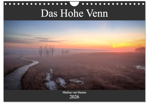 Das Hohe Venn (Wandkalender 2026 DIN A4 quer), CALVENDO Monatskalender: Das Hohe Venn im deutsch/belgischem Grenzgebiet (CALVENDO Natur)