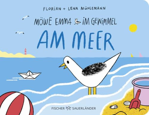 Möwe Emma im Gewimmel: Am Meer: Wimmelbuch ab 2 Jahren