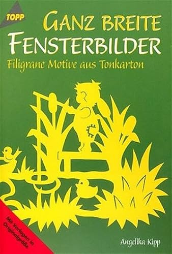 Ganz breite Fensterbilder: Filigrane Motive aus Tonkarton