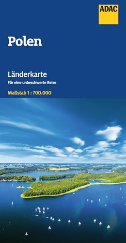 ADAC Länderkarte Polen 1:700.000: Straßenkarte und Autokarte