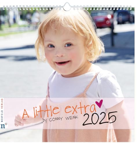 Tischkalender A little extra 2025: Fotografien von Kindern und Jugendlichen mit Down-Syndrom (A little extra: by Conny Wenk)