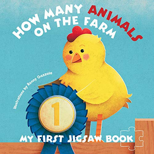 My First Jigsaw Book: How Many Animals on the Farm?