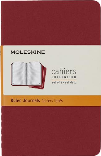 Moleskine Classic Notizbuch, Kariertes Papier, Weicher Einband und Gummibandverschluss, Pocket-Format 9 x 14 cm, Farbe Rot, 192 Seiten