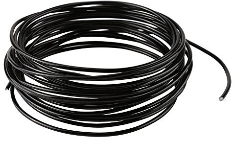 5 Metros Rollo De Alambre De Aluminio Flexible Metal Craft Cable para DIY Creativos Artesanales Makings Joyería Tres Colores para Elegir(Negro)