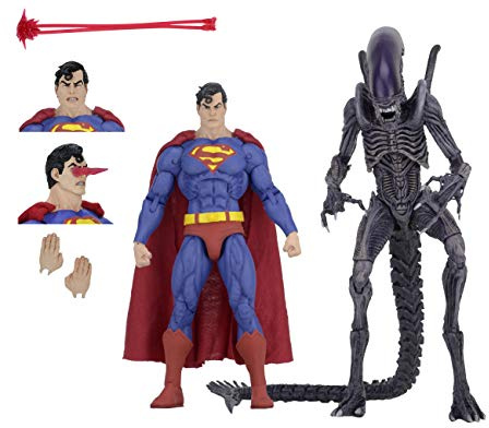 NECA 2019 SDCC Exclusive Superman vs Aliens 2-Pack Figure
