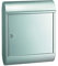 MEFA Briefkasten Topaz 842 (Postkasten mit Sicherheitsschloss, Größe 430x340x150 mm) Edelstahl, 842020M
