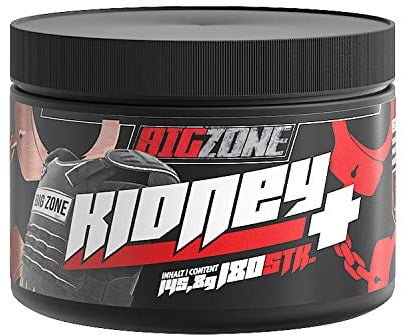 Big Zone Kidney+ | Unterstützung Nierenfunktion | Entgiftung | Niere Entgiftung | 180 Kapseln