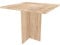 mutatio Ecktisch Eckschreibtisch Bürotisch Büro Möbel Eckplatte B 75 cm x T 75 cm x H 75 cm Tisch Erweiterung 90 Grad Ecke Sonoma-Eiche