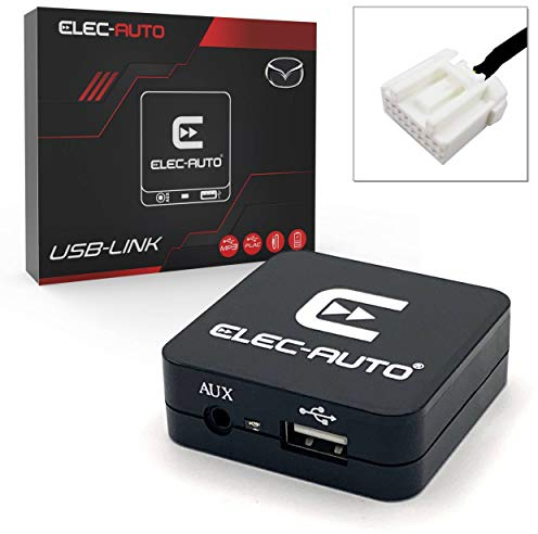 USB Interface MP3 FLAC - Auxiliary für Auto Mazda | Ladegerät | Klinkenbuchse | Unsichtbares Unterputzgehäuse | Autoradiozubehör | USB Key Adapter Buchse