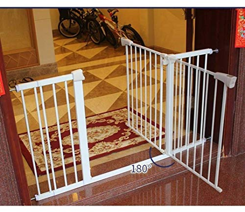 RONGJJ Kids Stair Safety Gate Auto Close Einziehbarer Hund Haustier Baby Barrier Home Doorway Raumteiler Für Halle/Tür/Obergeschoss (Größe: 122CM-129CM), 142CM-149CM