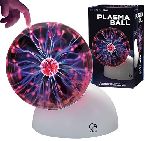 Thames & Kosmos Plasma Ball, Essential STEM Tools, Learning Resources for Physics, STEM Toys for Science Experiments, Age 14+