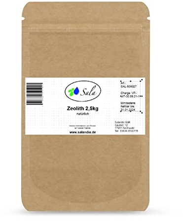 Sala Zeolith natürlich Klinoptilolith 2500 g (2,5 kg Beutel)