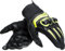 Dainese Mig 3 Unisex Leather Gloves, Motorradhandschuhe Leder mit Protektoren, für Damen und Herren, Schwarz/Fluo-Gelb, L