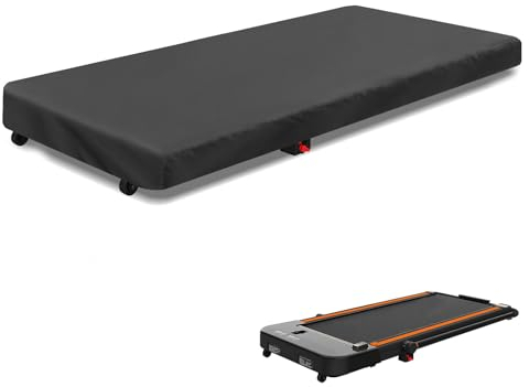Aidetech Laufband-Abdeckung unter dem Schreibtisch, staubdichte Gehpolsterabdeckung, wasserdichte Schutzhülle für Laufband, Büro unter dem Schreibtisch (schwarz, 139,7 x 71,1 x 15,2 cm)