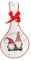 DOITOOL Santa Claus Spoon Rest Ceramic Christmas Spoon Rest kitchen Stove Spoon Holder Modern Farmhouse Spoon Rest Christmas Party Decorations
