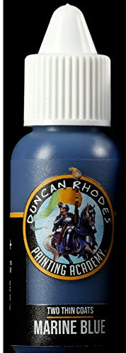 Duncan Rhodes Painting Academy Two Thin Coats Hobby Paints 15ml (Marine Blue)