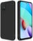 GiiYoon Coque pour Xiaomi Redmi 10 / Redmi 10 2022 Case en Silicone, Etui de Protection Antichoc Etui Housse Silicone Ultra-Mince avec Couche Intérieure en Fibre et Protection pour Caméra, Noir
