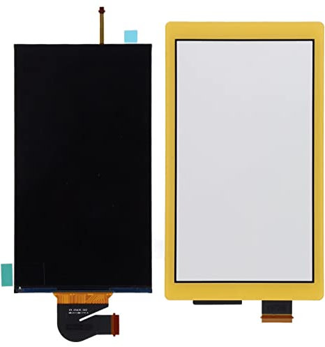 XTevu Panneau D'affichage LCD De Remplacement pour Switch Lite, Pièces De Réparation D'écran De Manette De Jeu – Remplacement du Numériseur Et De L'écran LCD(Jaune)