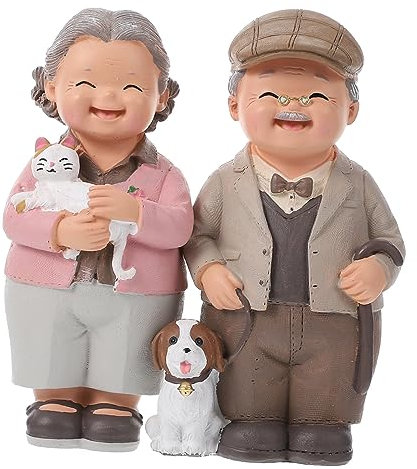 ifundom Ältere Figuren Harz Handwerk Jahrestag 'für Sie' Romantische Harz Statue Für Hochzeitstag