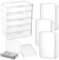 Vaktop 8pcs Playing Card Case, Clear Playing Card Box, Plastic Card Storage, Card Deck Box for Game Cards, Trading Cards, Sports Cards, Bank Cards, Business Cards