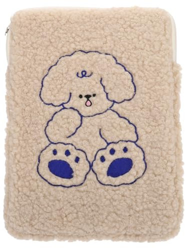 jojofuny Housse Mignonne En Peluche Pour Ordinateur Portable Pochette Universelle Pour Ordinateur Portable De 9. 7 À 11 Pouces Joli Sac Pour Tablette Portable De Style Dessin Animé Pour