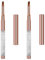 JJUNW JJUNW 2Pcs Round and Angled Nail Polish Clean Up Brush, Nail Art Clean Up Brushes, Rhinestone Handle Nail Art Design Brushes, Fingernail Cleaning Brushes for Nail Art and Designs