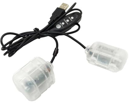 Ohulelks Vibrations-Massagemotor mit USB-Anschluss, 3 Geschwindigkeiten, ein bis zwei 5 V, Bewegung, Massagekissen/Kissen, Vibrationsmotor