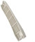 Volakebeing Échelle de piscine de rechange moulée en plastique antidérapant pour piscine hors sol enterrée Blanc 49 cm