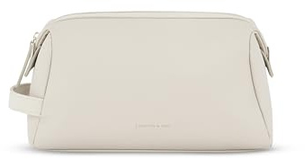 Kapten & Son Windsor Large Kulturtasche Sandstone 6 L | Kulturtasche Damen & Herren | Kosmetiktasche aus veganem Tech-Material | Wasserabweisend, mit Innenfächern & Trageschlaufe