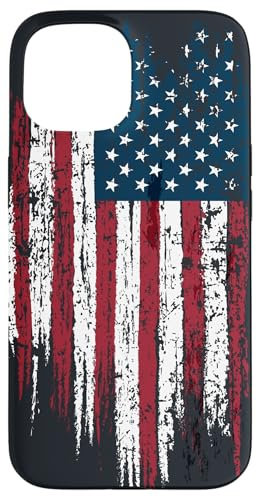 Vintage Flagge USA Hülle für iPhone 15