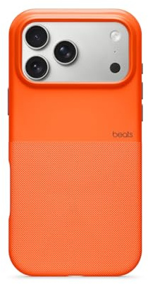 Beats iPhone 17 Rugged Case mit MagSafe und Kamerasteuerung, auf Stuzfestigkeit getestet, Matte Außenseite mit Innenfutter aus Mikrofaser – Nevada Orange