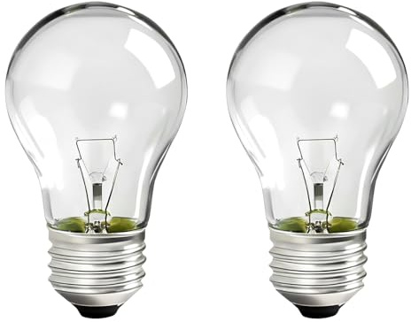 Joworthy 2 Pcs 5032-6 Light Bulbs Replacement for Lamp Bulb 5032-6 40 Watt, E26 Medium Base A15 120V Appliance Bulb for 16.3/17 Lamps and Glitter Lamps, 2700K Warm White, Incandescent Lamp