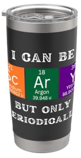 Funny Chemisty Science Teacher Periodic Table Halloween Stainless Steel Insulated Tumbler