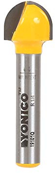 Yonico 19101q 1/2-Inch Diameter Core Box Router Bit 1/4-Inch Shank